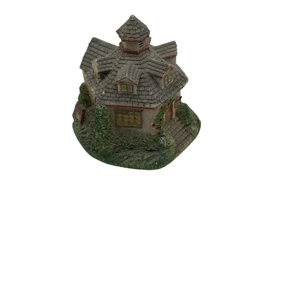 Vintage Cornwall‎ Cottage Collection Silver Spoon Tea Room Figurine